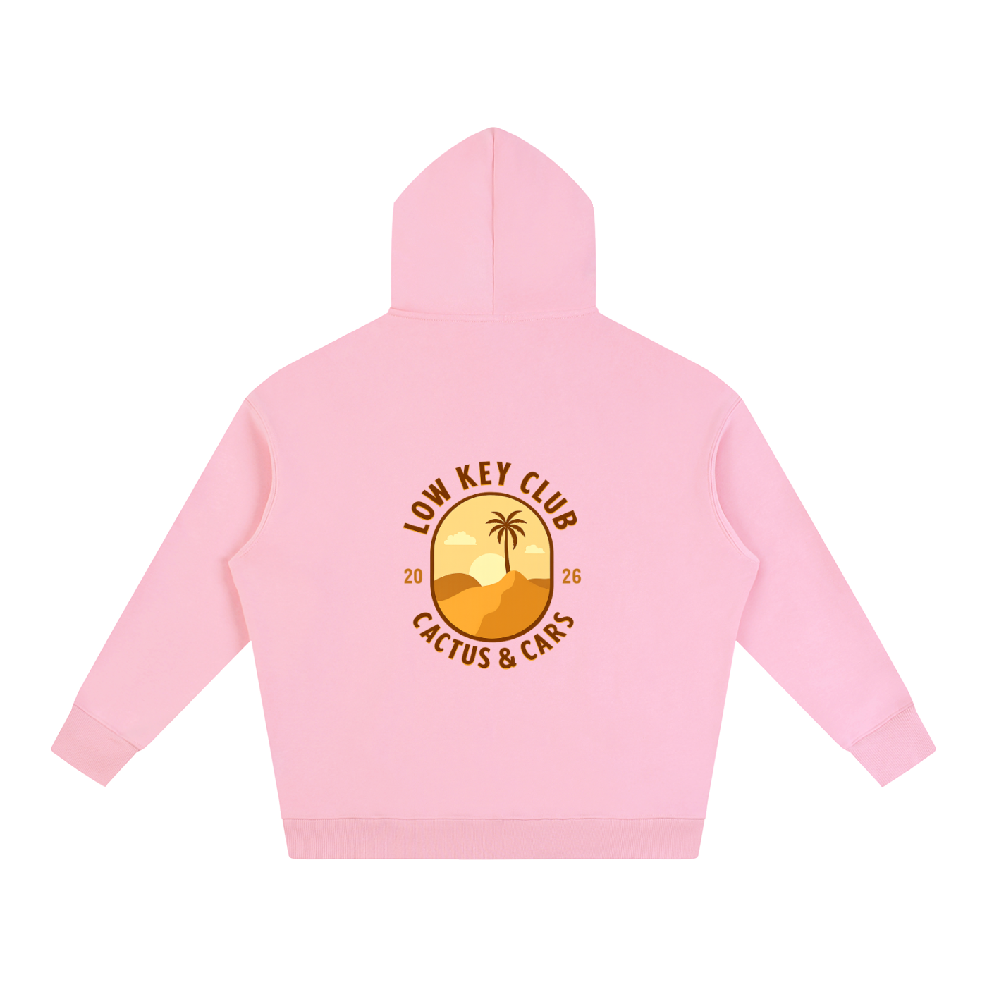 Cactus & Cars Oversize Fleeced Hoodie