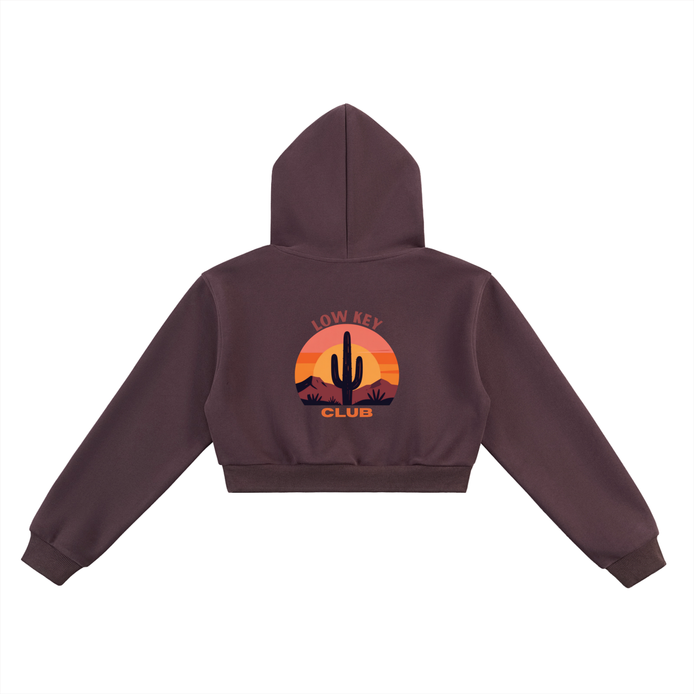 Summer Nights Essential Cropped Hoodie