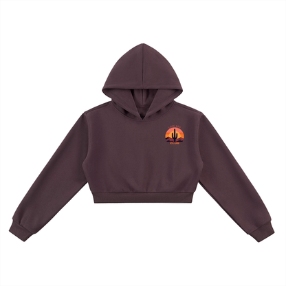 Summer Nights Essential Cropped Hoodie