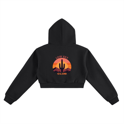 Summer Nights Essential Cropped Hoodie