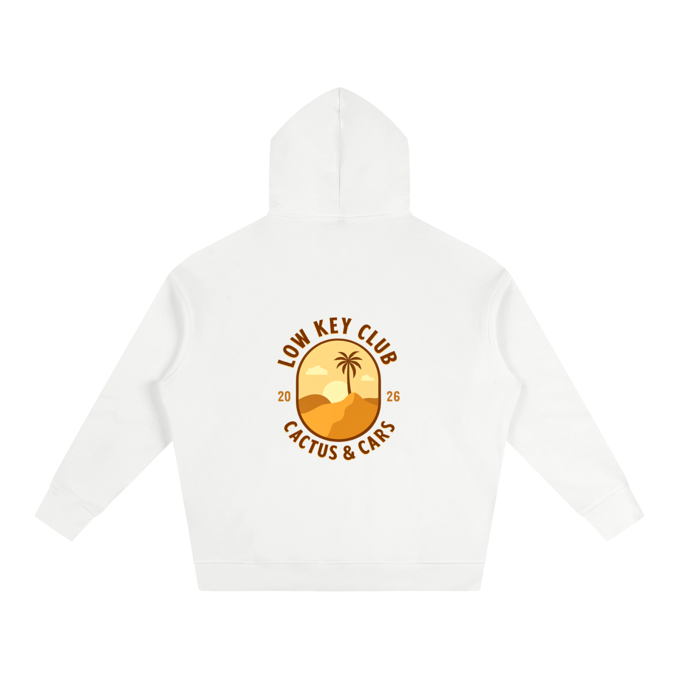 Cactus & Cars Oversize Fleeced Hoodie