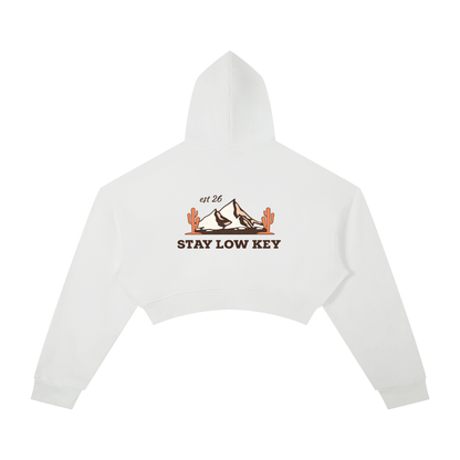 Stay Low Key Cropped Hoodie