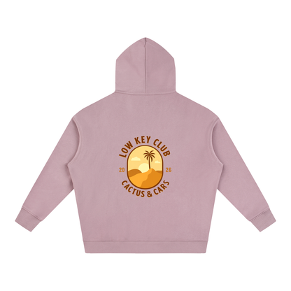 Cactus & Cars Oversize Fleeced Hoodie