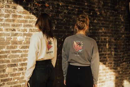 Retro Washed Cropped Sweatshirt