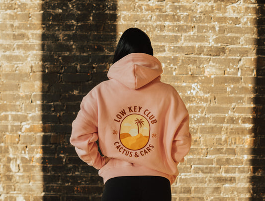 Cactus & Cars Oversize Fleeced Hoodie