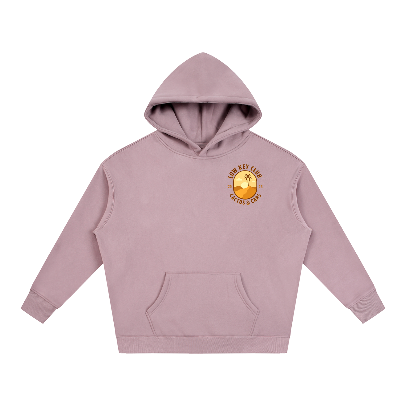 Cactus & Cars Oversize Fleeced Hoodie