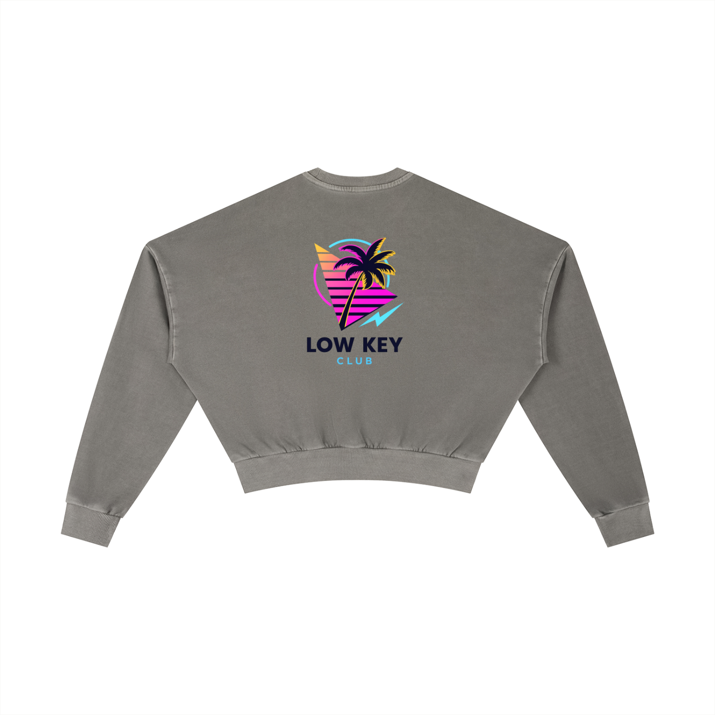 Retro Washed Cropped Sweatshirt