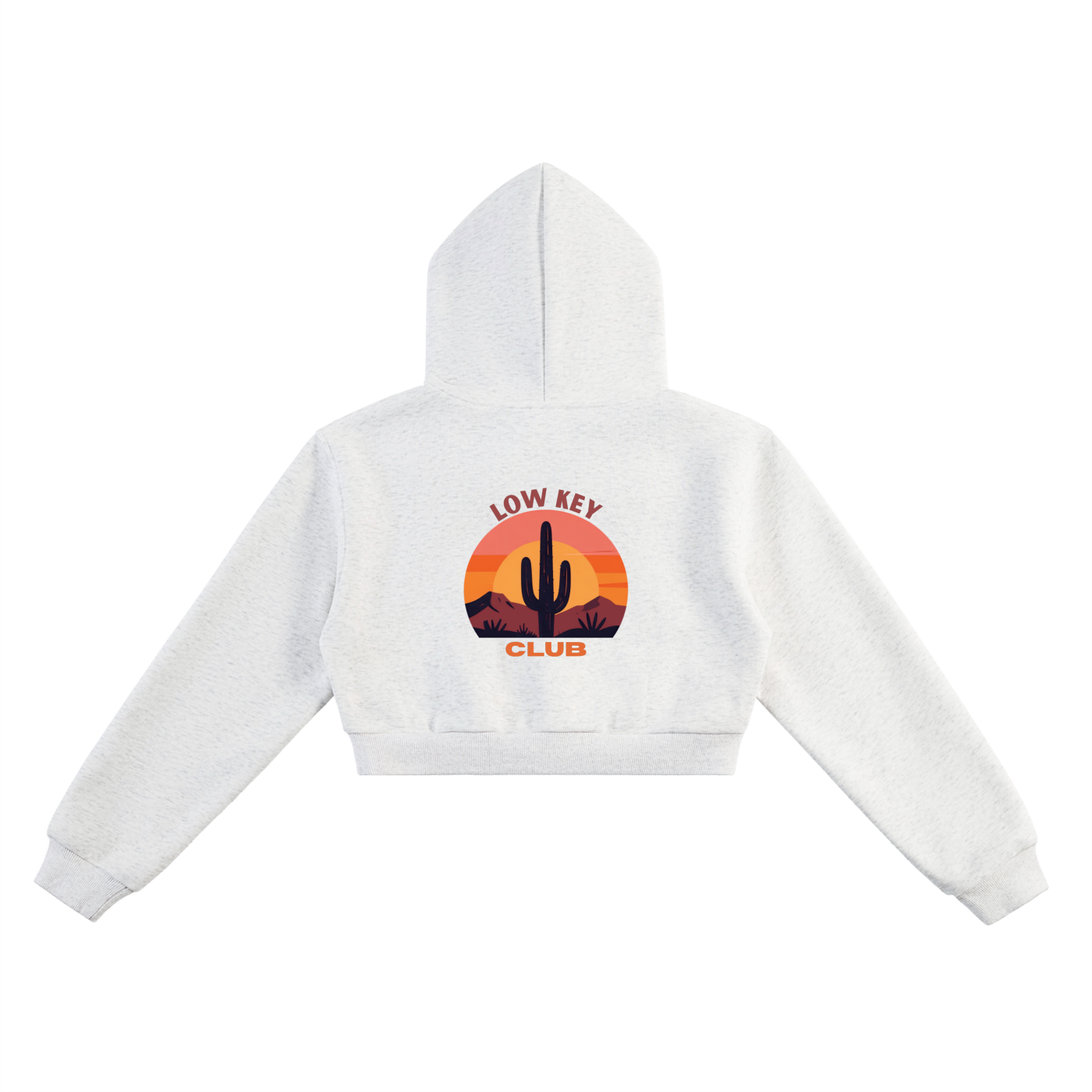 Summer Nights Essential Cropped Hoodie