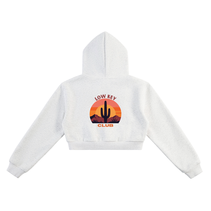 Summer Nights Essential Cropped Hoodie