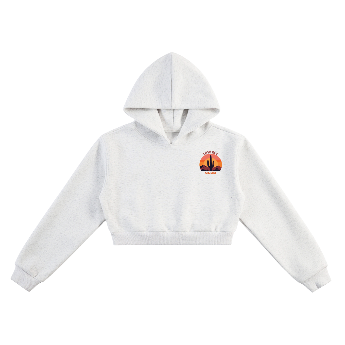 Summer Nights Essential Cropped Hoodie