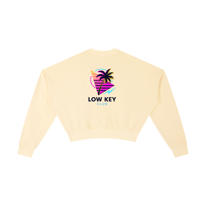 Retro Washed Cropped Sweatshirt