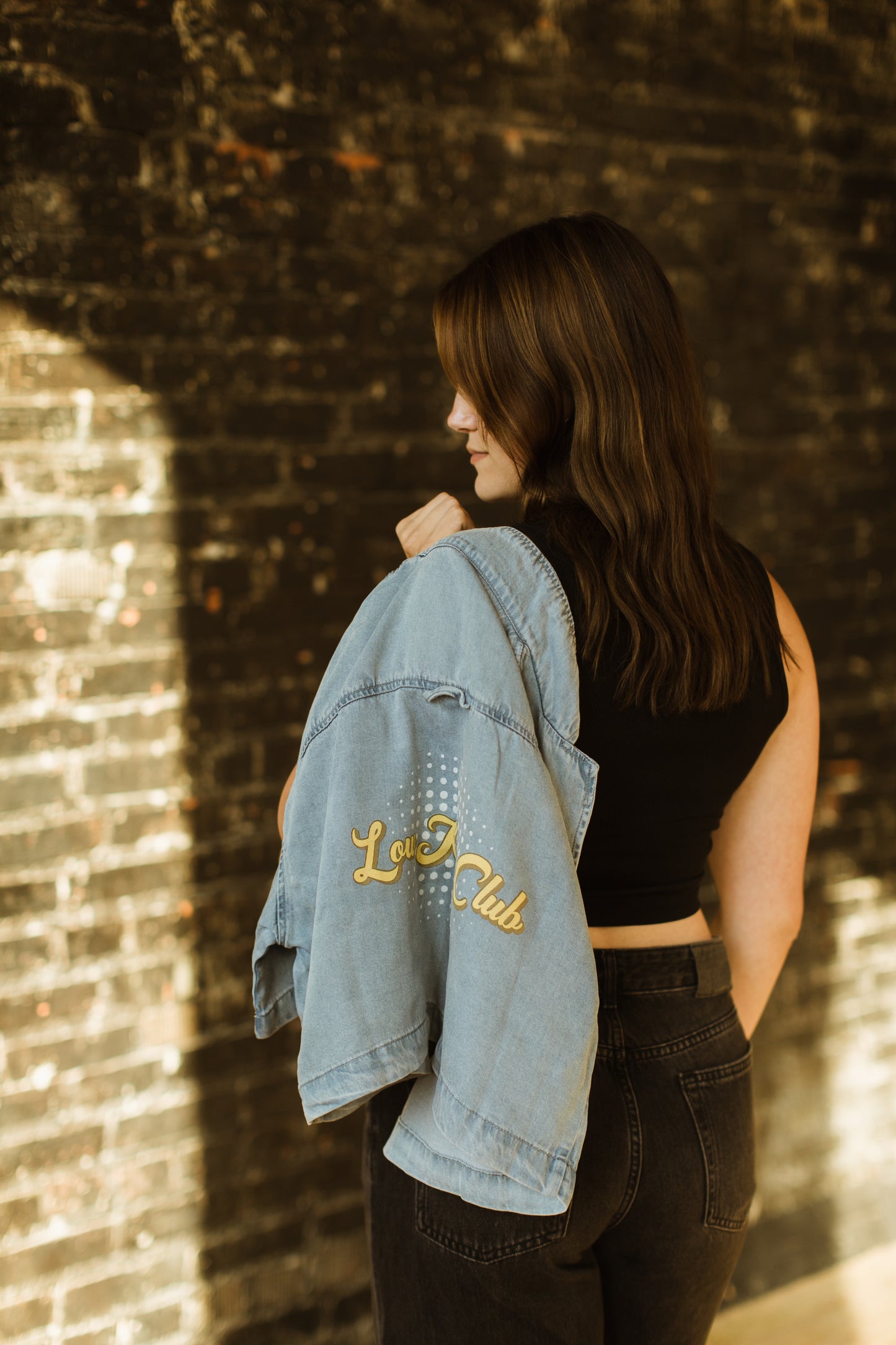 Grunge Vintage Wash Boxy Cropped Shirt