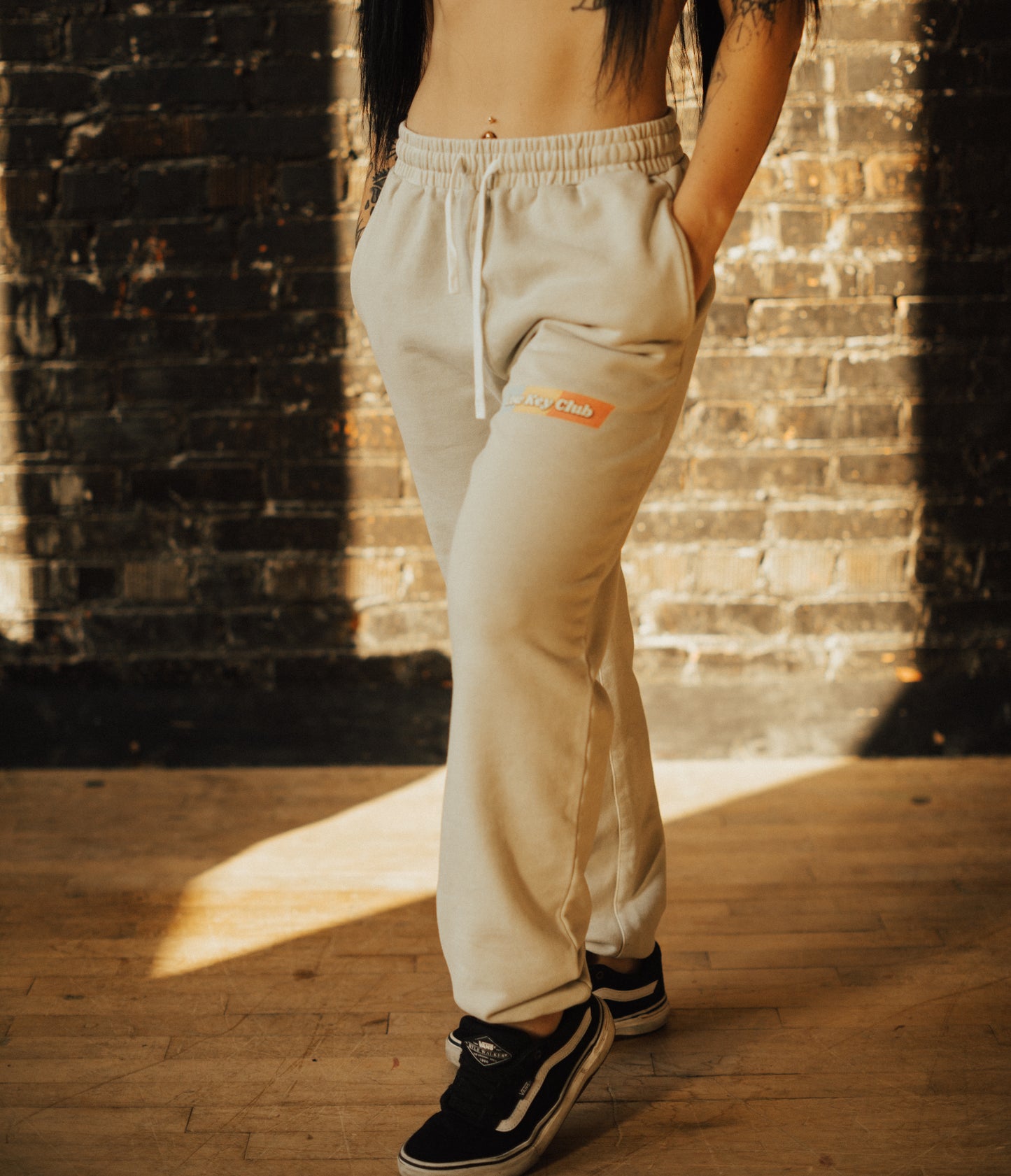 Vintage Washed Cotton Sweatpants